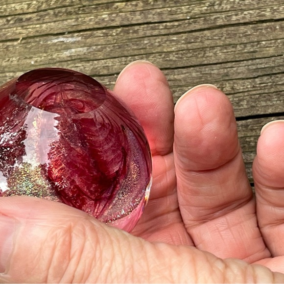 Vintage, 1996, Glass Eye Studio, Dichroic Glass Art - Picture 3 of 5